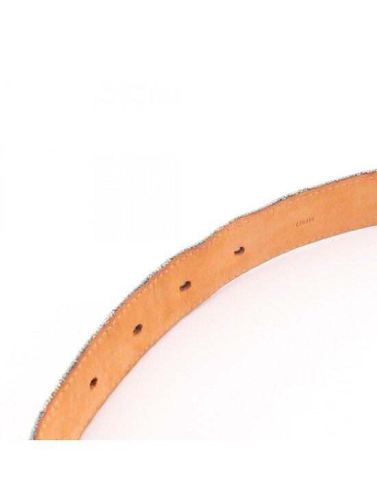 Louis Vuitton Belt Ceinture Monogram Denim Gold main image 5